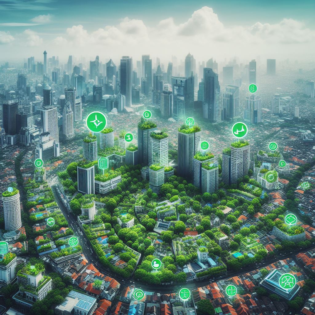 Green city design in Jakarta